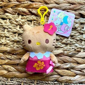 Hello kitty vacation summertime keychain